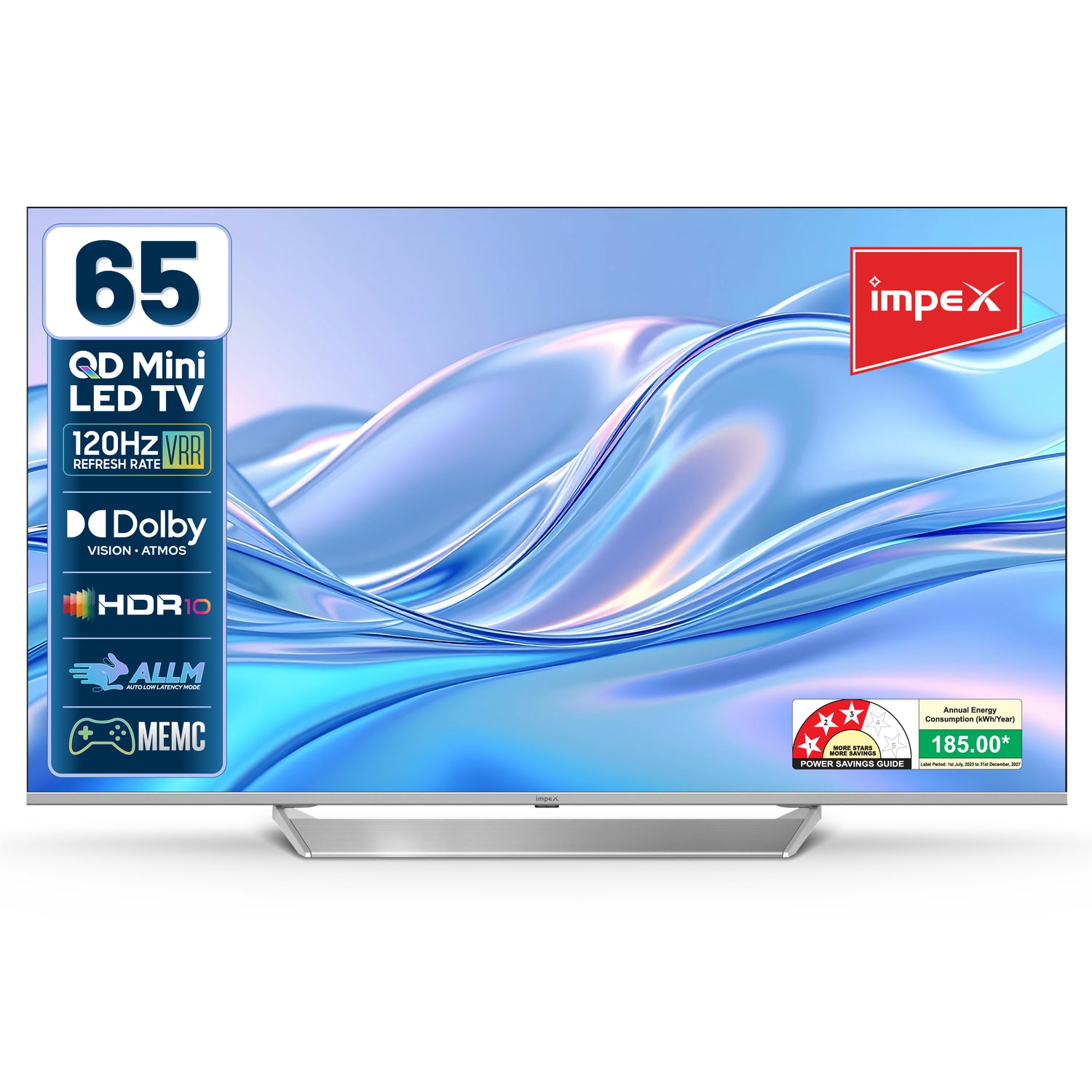 65"( 164cm ) Smart Mini LED Ultra HD (4K) Google TV, evoQ 65S4MLC3 with Android 14, 120Hz Refresh Rate, and Dolby Vision & Atmos