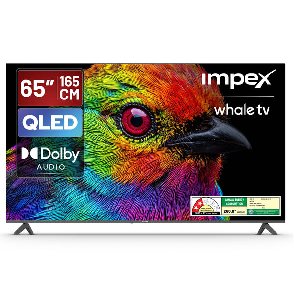 QLED TV (WIOS 65A4QSK1) 65"4K UHD  QLED TV | 3 YEAR WARRANTY | WHALE TV | VOICE REMOTE