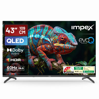 QLED TV (evoQ 43S3QLC3) 43" Full HD QLED GOOGLE TV | 4 YEAR WARRANTY | VOICE REMOTE | DOLBY AUDIO