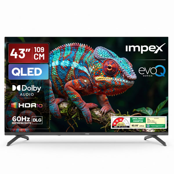 QLED TV (evoQ 43S3QLC3) 43" Full HD QLED GOOGLE TV | 4 YEAR WARRANTY | VOICE REMOTE | DOLBY AUDIO
