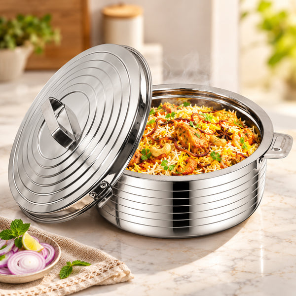 Cassy 1500 Stainless Steel Hotpot | 1.5L Insulated Casserole | Dishwasher Safe | Food Warmer