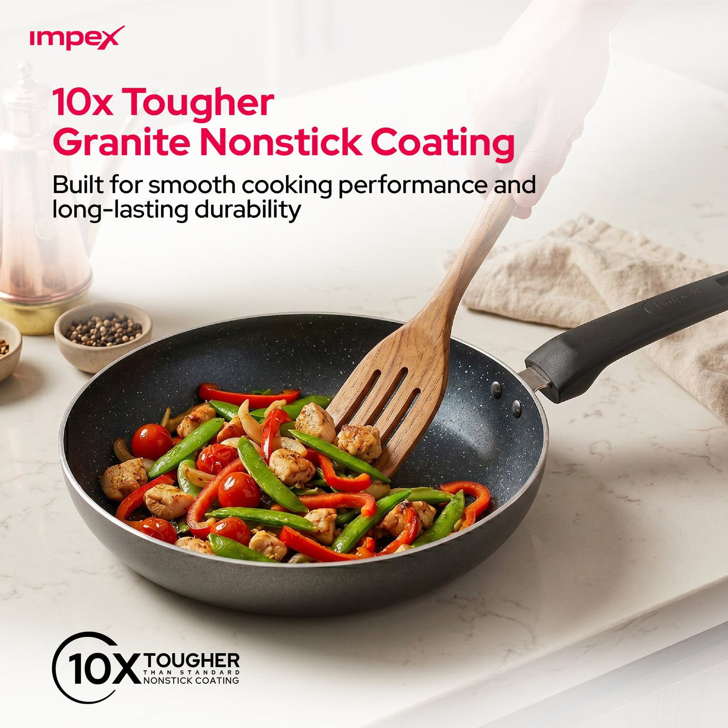 DELIGHT T2624 2 piece Granite Cookware Set | Non Stick | Easy Clean| Healthy