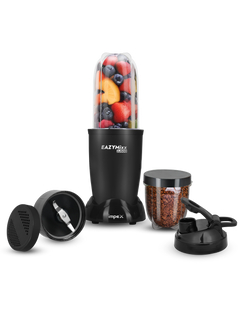 EAZYMIXX 2J500 500W Blender | 100% Copper Motor | 22,000 RPM | 2 Jars | Black | 2-Year Warranty