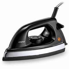 ASTRO 1K2Y Medium weight 1000 watts Dry Iron with Shock Proof Plastic Body (Black) | Non Stick Soleplate for Longer Durability | 360° Swivel Cord | 2 Years Warranty