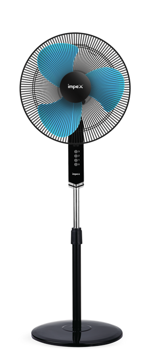 Impex Pedestal Fan BREEZE O5 BLUE BLACK