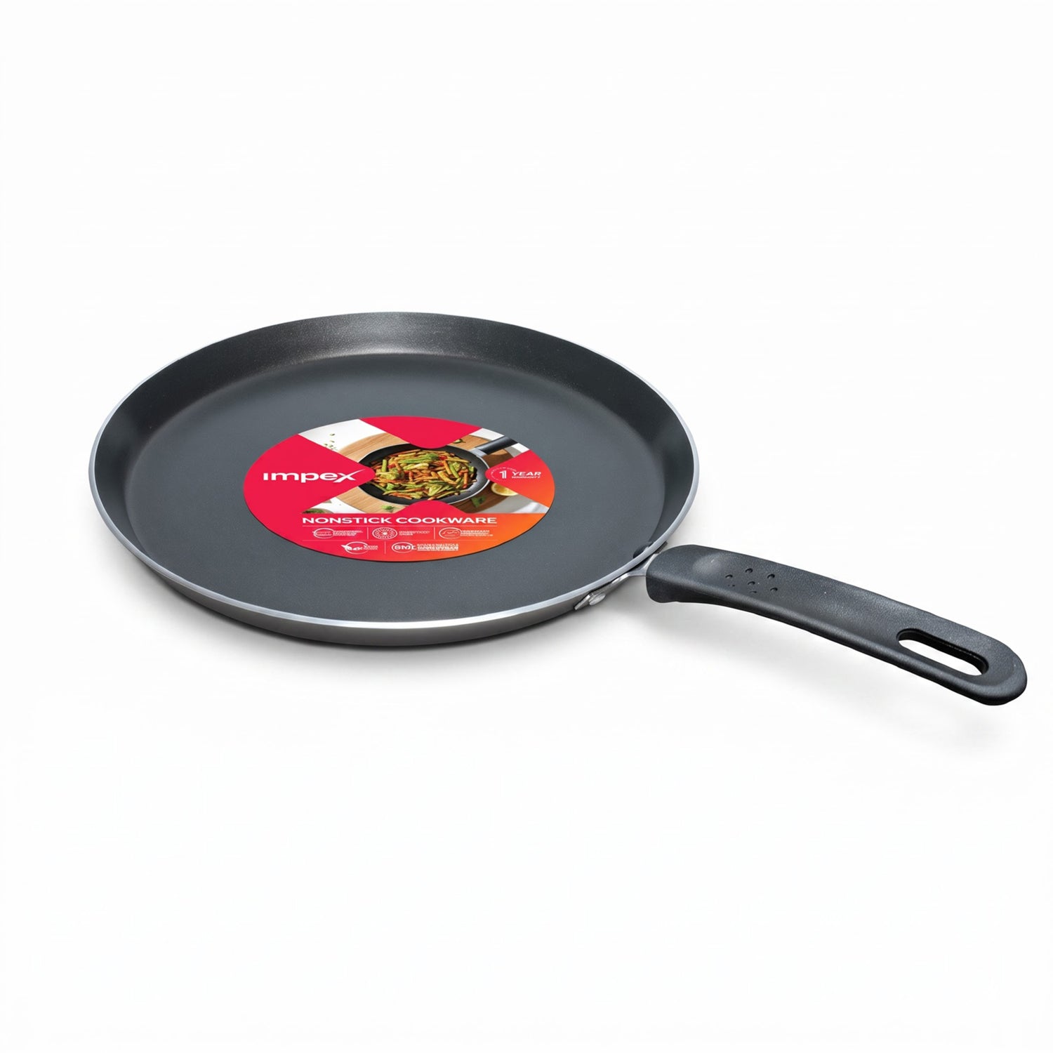 ITP 26L 26 cm Tawa Pan with Induction Base | Non-Stick | Aluminium Body