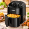 MIGO AirFryer 4.5 L Black |1200W Oil-free Cooking | Fry, Grill, Roast, Steam, and Bake | 2 Years Warranty