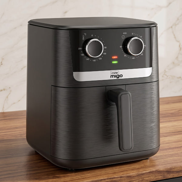 MIGO Nutrifry Plus 6.5 Litre Air Fryer |1650W |Oil Free Cooking| 2 Year Warranty