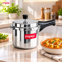 Norma 3 L Pressure cooker | Aluminium | Non Induction Base | Fast Heating | Safe and Durable | 5 Year Warranty