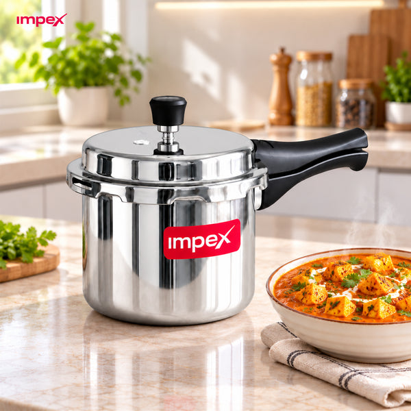 Norma 3 L Pressure cooker | Aluminium | Non Induction Base | Fast Heating | Safe and Durable | 5 Year Warranty