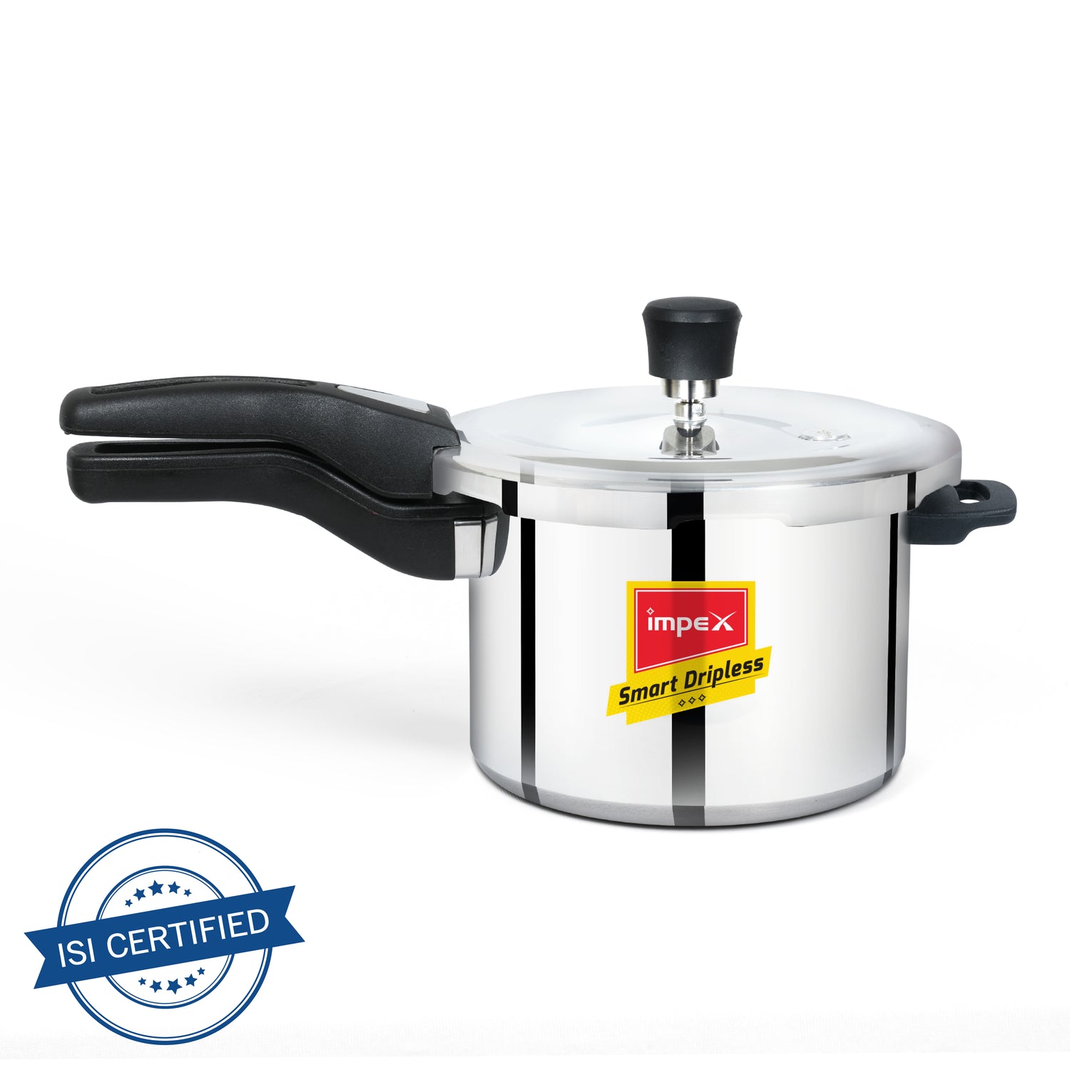 Impex Norma Smart Dripless D5 4.5L Aluminium Pressure Cooker with Smart Spillage Control
