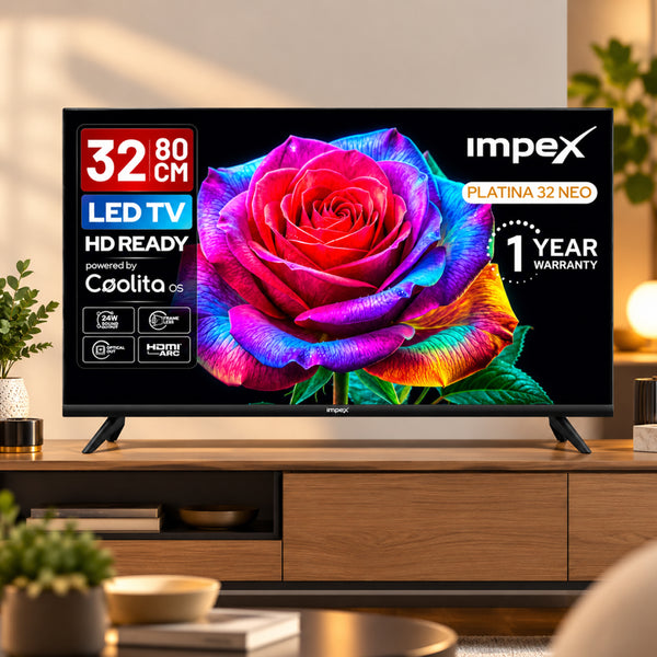 PLATINA 32 NEO 32 Inch HD Ready Smart LED TV | A+ Panel | 16.7 Million Colors | Coolita OS | 60Hz