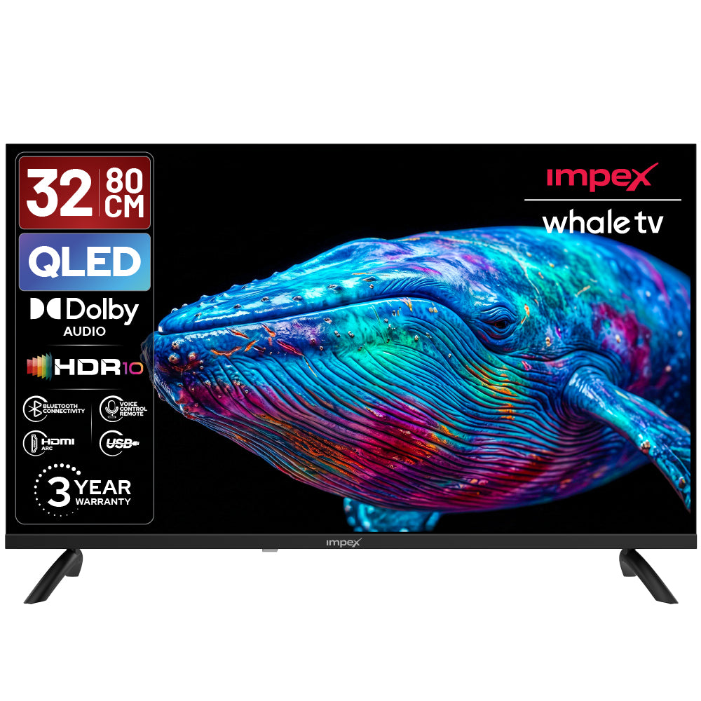 QLED TV (WIOS 32A2QSK1) 32" QLED SMART TV | 3 YEARS WARRANTY | WHALE TV | VOICE REMOTE