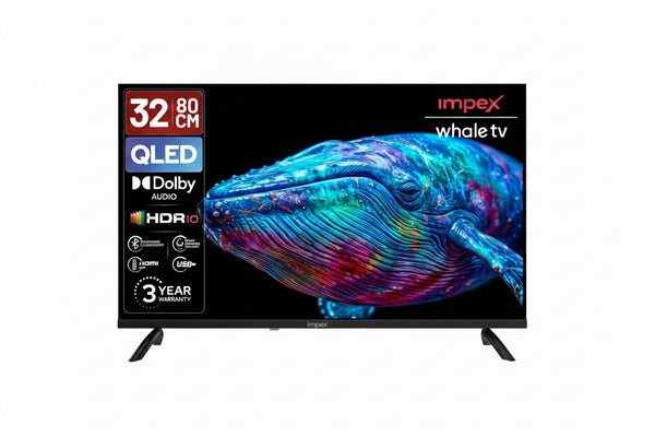 QLED TV (WIOS 32A2QSK1) 32" QLED SMART TV | 3 YEARS WARRANTY | WHALE TV | VOICE REMOTE