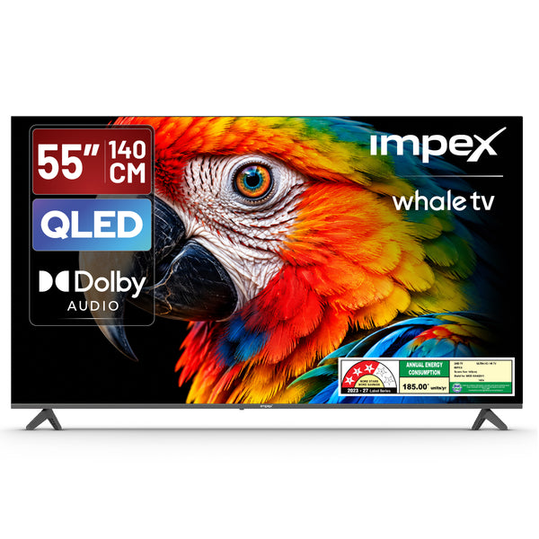 QLED TV (WIOS 55A4QSK1) 55"4K UHD  QLED TV | 3 YEAR WARRANTY | WHALE TV | VOICE REMOTE