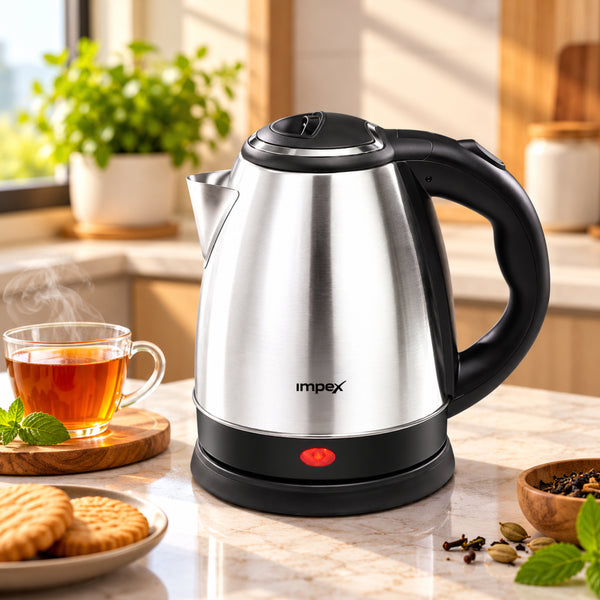 STEAMER ST 1501 1.5L Stainless Steel Electric Kettle | 1500W | Overheat & Boil-Dry Protection