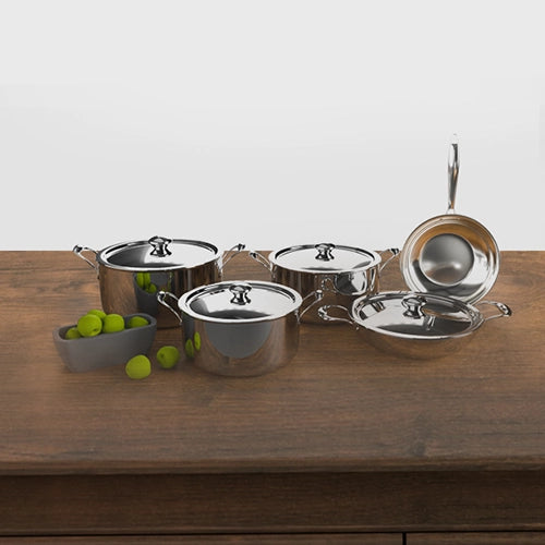 Triply Stainless Steel  Cookware