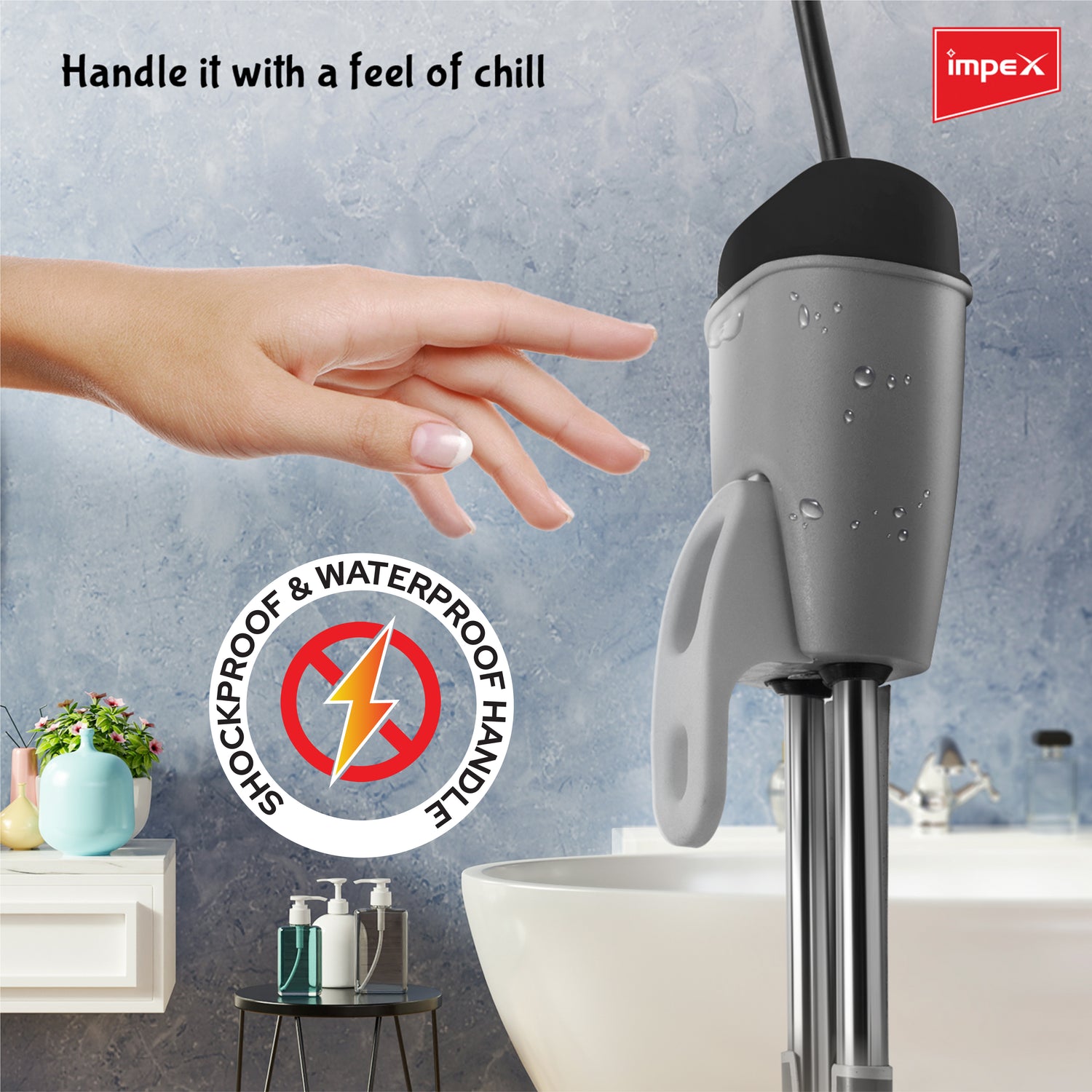Impex Electric Immersion water Heater IM1.0 PRIME 1000 Watt