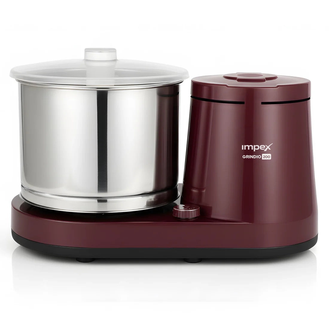 Impex GRINDIO 200 Table Top Wet Grinder, 2 Litre Capacity, with 150W Motor and 5-Year Motor Warranty