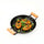 Cast Iron Grill Pan | Pre-Seasoned Natural Nonstick Surface | Nitride Protection | Wooden Handles | Less Oil Cooking | Gas & Induction Compatible | CIL GP28 BW