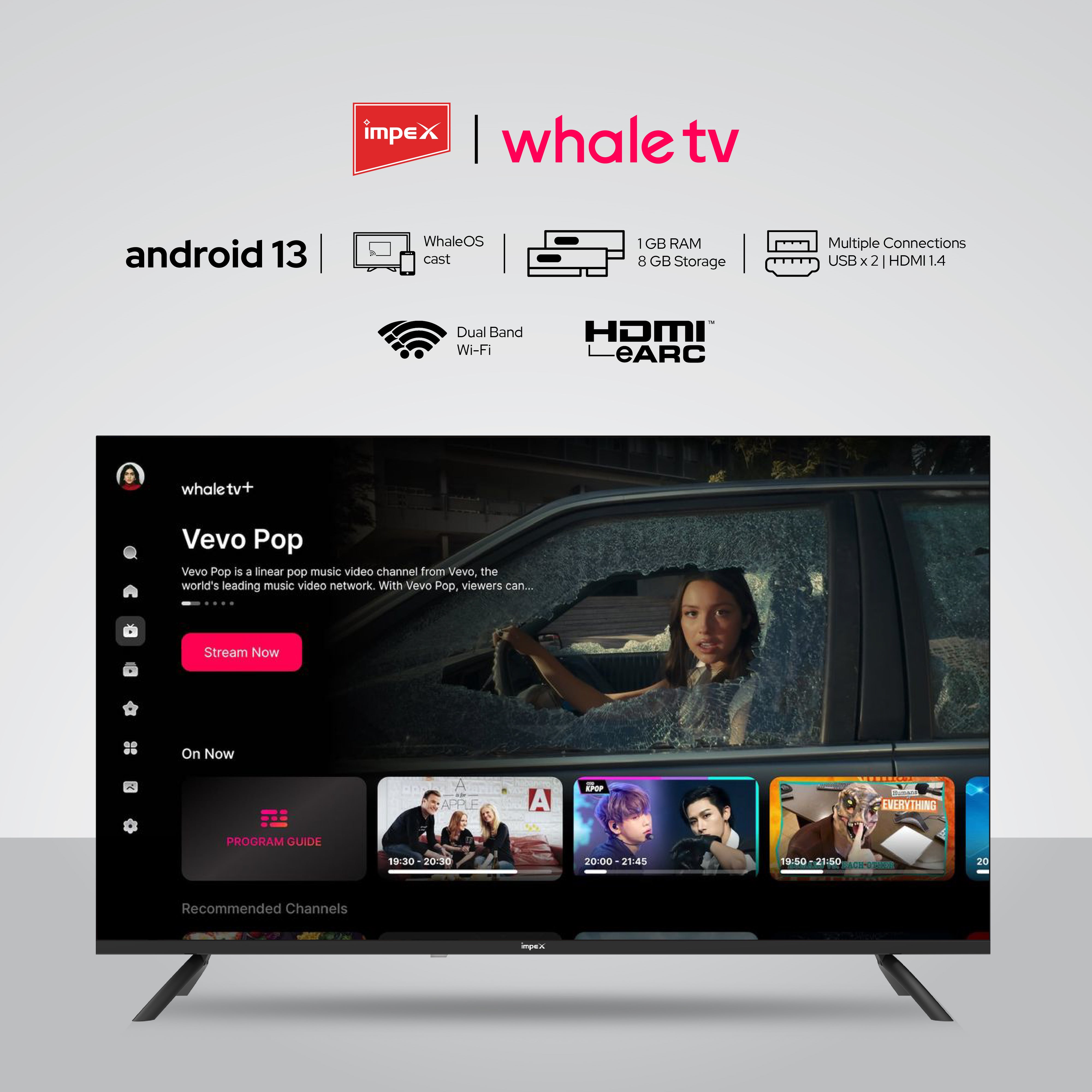 Impex WIOS Whale Series 43-inch Full HD QLED Smart TV (WIOS