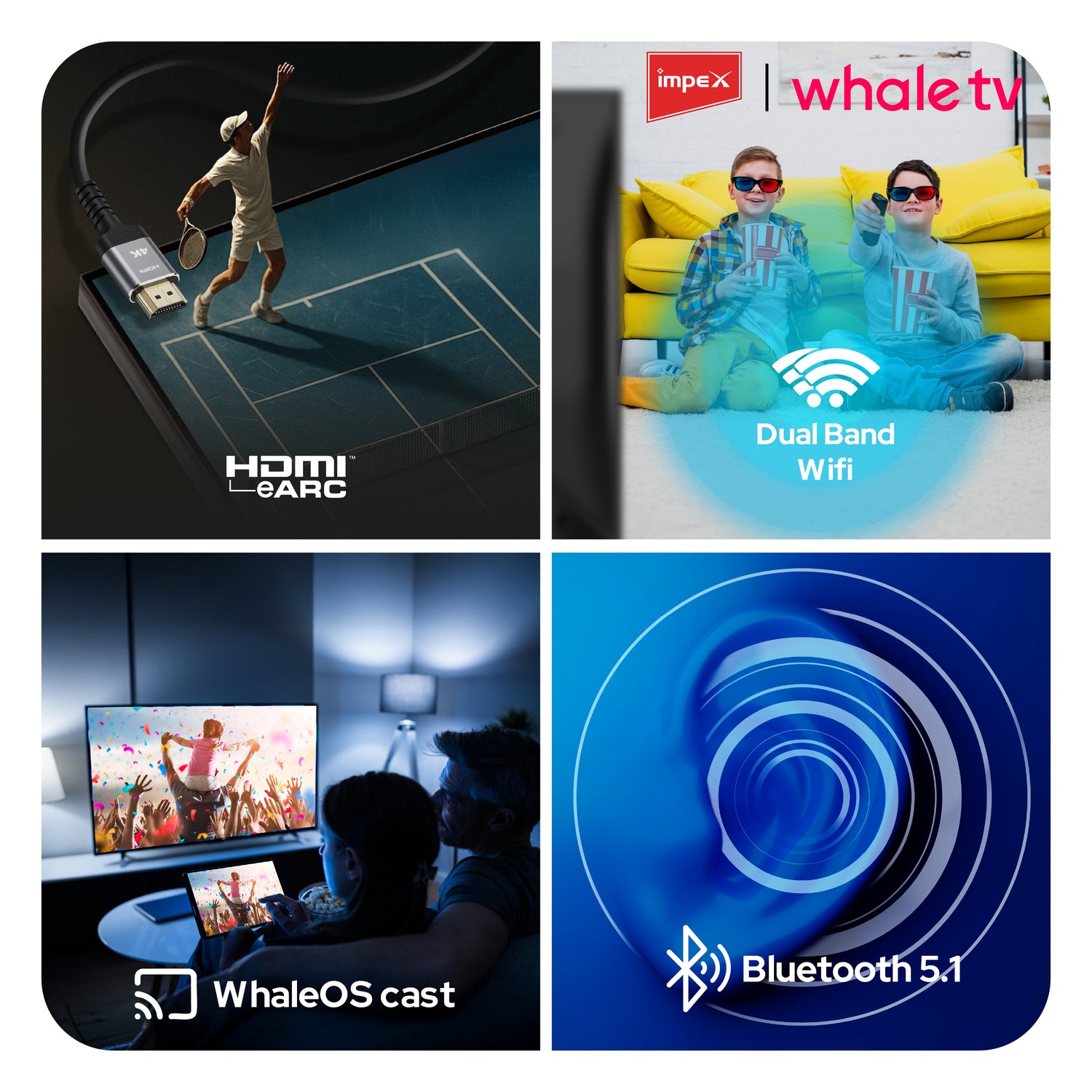 QLED TV (WIOS 32A2QSK1) 32" QLED SMART TV | 3 YEARS WARRANTY | WHALE TV | VOICE REMOTE