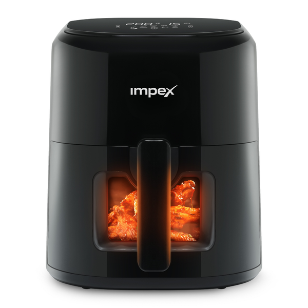 Smart Fry DS45 Air Fryer 4.5 L (Black) | 1200 W | 80% Less Oil | Fry, Defrost, Roast, Grill & Bake | 2 Year warranty