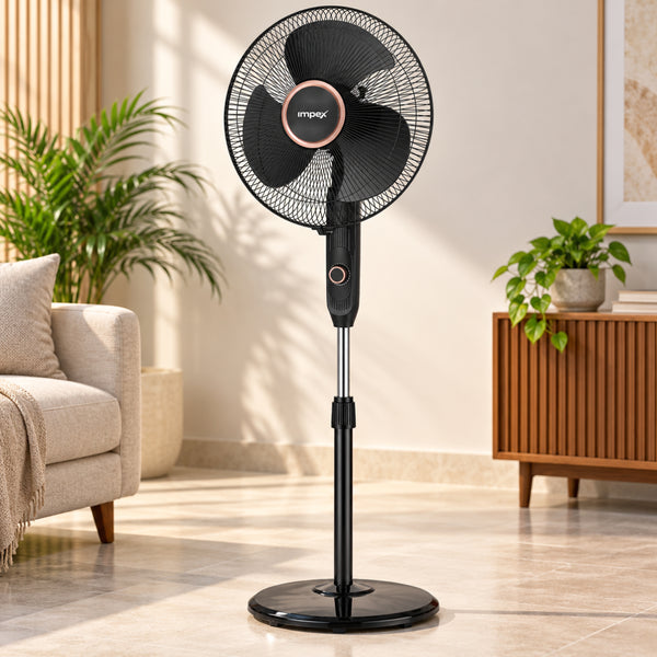 eN Booster PF HS BLDC Pedestal Fan | High Speed 400mm | 3 Year Warranty