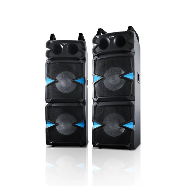 Thunder T100 160W Stage Speaker System | Bluetooth Party Speaker with Guitar & Mic Input | RGB Lights | USB, AUX, SD & FM