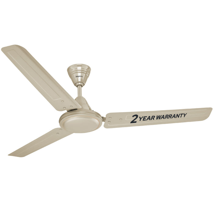 Impex Whizstar 1200 mm Ceiling Fan for Home, High Speed Fan Having 2 Years Warranty (Ivory)