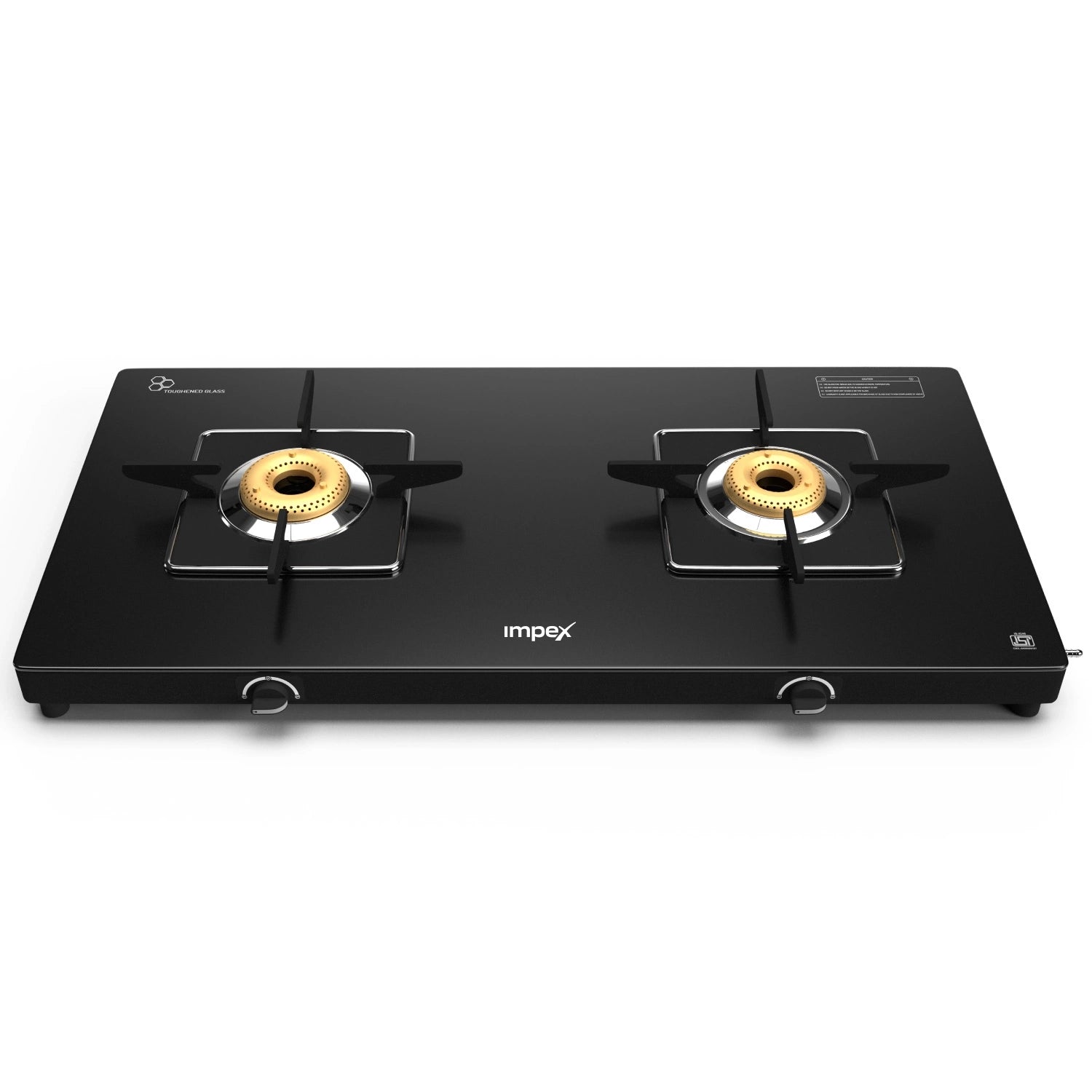 Glaze 2B 2-Burner Glass Top Gas Stove