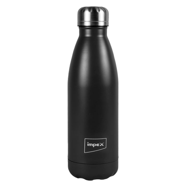 Impex Stainless Steel Water Bottle SIPPY 750C | Leak Proof | Office Bottle | Gym Bottle | Home | Kitchen | Hiking | Treking Bottle | Travel Bottle (Black)