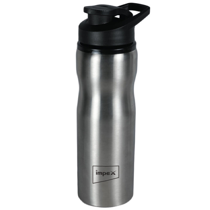 Impex Stainless Steel Sipper Water Bottle SIPPY 750S, 750 ml, Silver