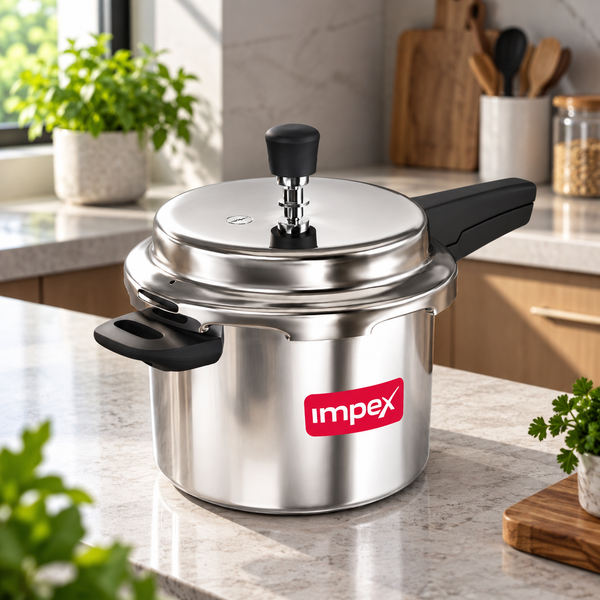 Norma 5 L Pressure cooker | Aluminium | Non Induction Base | Fast Heating | Safe and Durable | 5 Year Warranty