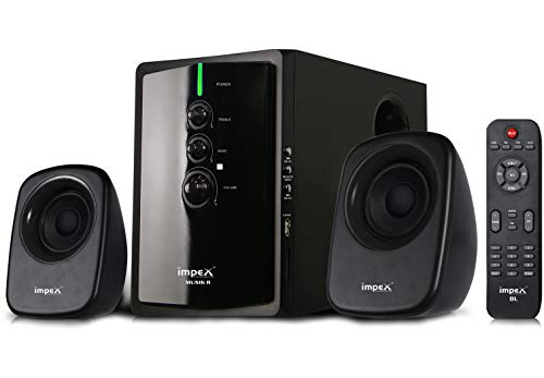 Impex MUSIK-R 40 Watts 2.1 Channel Multimedia Speaker System with USB/SD/MMC Card/Bluetooth & Remote Function (Black)