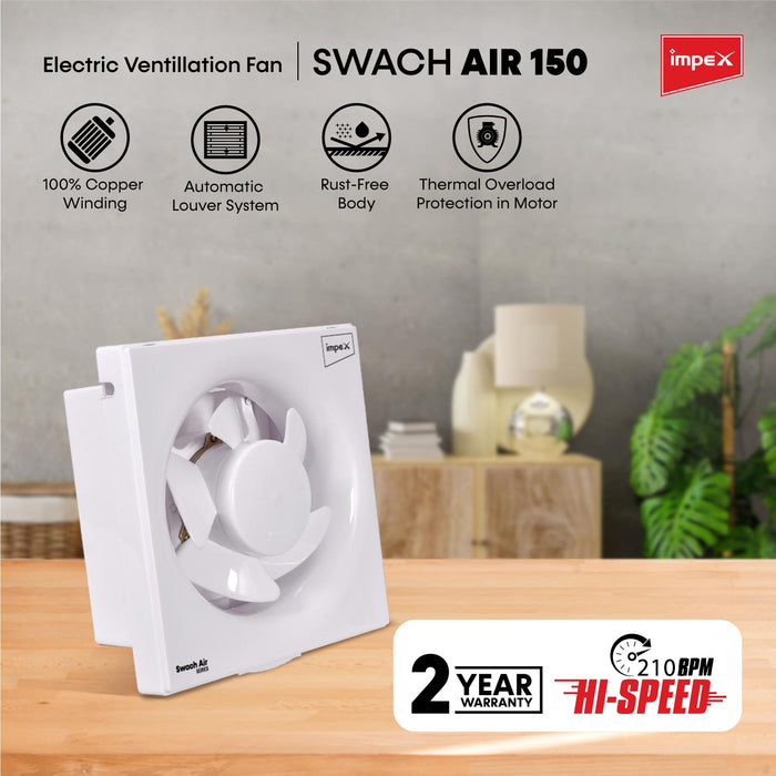 IMPEX Electric Axial Fan (Swach Air 150)