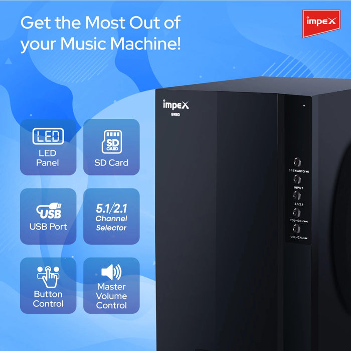 Impex brio 2024 5.1 home theater