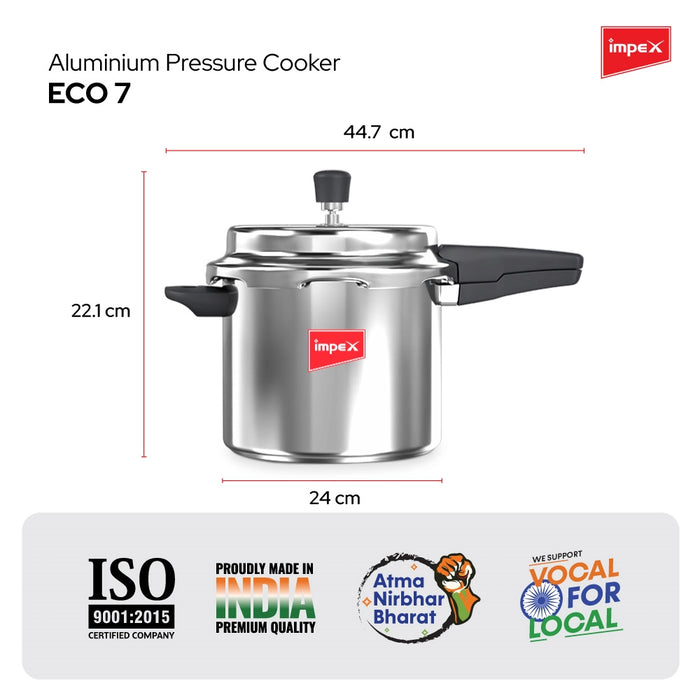Non stick pressure discount cooker 7 litre