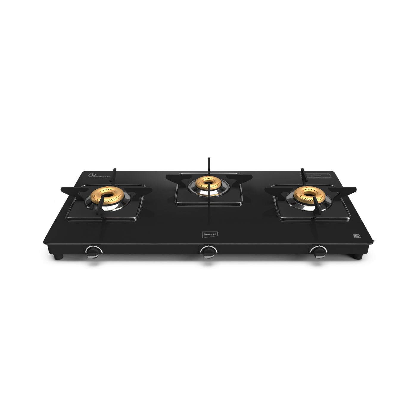 Impex 3Burner Glasstop Gas Stove (Glaze 3B) — Impex store