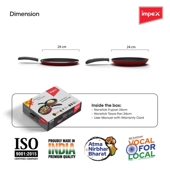 Impex Nonstick Cookware Set (TF 2424)