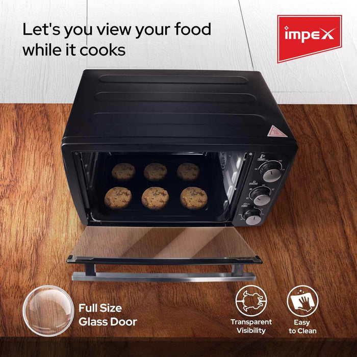 Impex IMOTG-19 Oven Toaster Grill OTG with Convection Function (19 Litre, Black)
