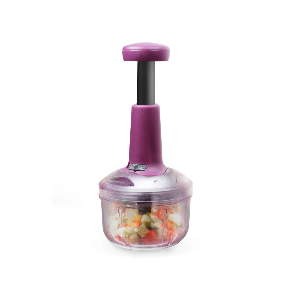 Capacity: 650 ml Manual Vegetable Push Chopper