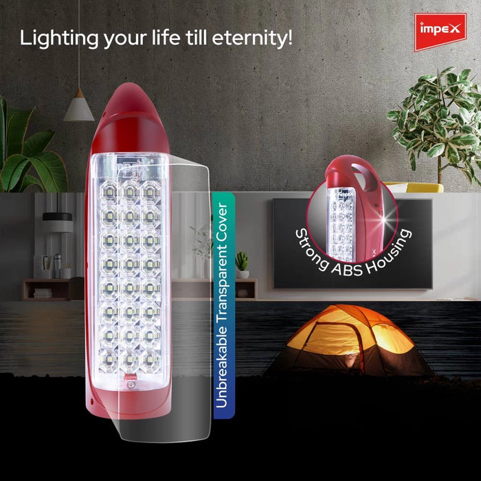 Impex LED Lantern Emergency Light, (IL 679)